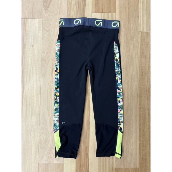 Gapfit GFast Leggings XS Cropped Side Stripe Logo Waist - Picture 4 of 4